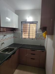 Kitchen Image of 1000 Sq.ft 2 BHK Apartment / Flat for rent in Sterling Skyline, Bhicholi Mardana Indore for Rs. 16000