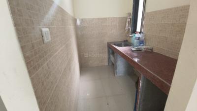 Kitchen Image of 600 Sq.ft 1 BHK Apartment / Flat for rent in Bharat Vihar New Delhi for Rs. 16000