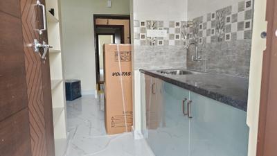 Kitchen Image of 680 Sq.ft 1 BHK Apartment / Flat for rent in Kondapur Hyderabad for Rs. 26500