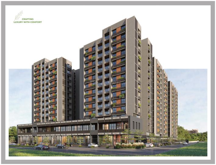 Image of 1280 Sq.ft 2 BHK Apartment / Flat for sale in Mahadev Lavish, Bopal, Ahmedabad for Rs. 4864000