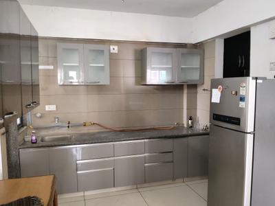 Kitchen Image of 1899 Sq.ft 3 BHK Apartment / Flat for sale in Parmeshwar Nilayam, Tragad Ahmedabad for Rs. 8500000