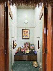 Pooja Room Image of 4000 Sq.ft 3 BHK Independent House for rent in Doddajala Bengaluru for Rs. 85000