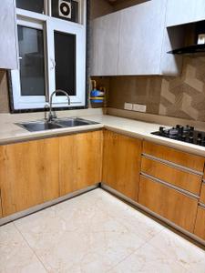 Kitchen Image of 2100 Sq.ft 3 BHK Builder Floor for rent in Chittaranjan Park New Delhi for Rs. 150000