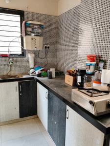 Kitchen Image of 690 Sq.ft 1 BHK Apartment / Flat for sale in Bakeri Swareet Apartments, Vejalpur Ahmedabad for Rs. 3550000