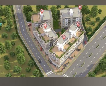 Image of 900 Sq.ft 2 BHK Apartment / Flat for sale in Fortune Greenfields 3, Bhayli, Vadodara for Rs. 2800000