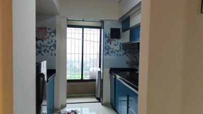 Kitchen Image of 780 Sq.ft 2 BHK Apartment / Flat for rent in Raunak City, Kalyan West Kalyan for Rs. 20500