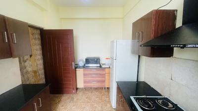 Kitchen Image of 1400 Sq.ft 3 BHK Apartment / Flat for rent in Ansal Celebrity Garden, Sushant Golf City Lucknow for Rs. 45000