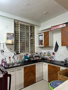 Kitchen Image of 1149 Sq.ft 3 BHK Apartment / Flat for rent in Earthshastra Nariman Point, Mahalakshmi Nagar Indore for Rs. 23000