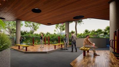 Balcony Image of 1032 Sq.ft 2 BHK Apartment / Flat for sale in Riswadkar Element 77, Wagholi Pune for Rs. 5800000