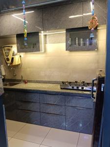 Kitchen Image of 1080 Sq.ft 2 BHK Apartment / Flat for rent in Godrej Vananta, Jagatpur Ahmedabad for Rs. 25000