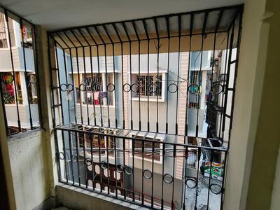 Balcony Image of 1200 Sq.ft 3 BHK Apartment / Flat for rent in Nagerbazar Kolkata for Rs. 14000