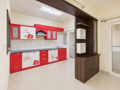 Kitchen Image of 1621 Sq.ft 3 BHK Apartment / Flat for rent in Alpine Viva, K R Puram Bengaluru for Rs. 50000