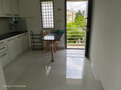 Kitchen Image of 350 Sq.ft 1 RK Apartment / Flat for rent in Koramangala Bengaluru for Rs. 21000