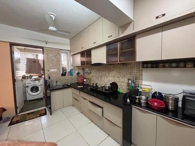 Kitchen Image of 1400 Sq.ft 3 BHK Apartment / Flat for rent in Pacifica Reflections, Vaishno Devi Circle Ahmedabad for Rs. 30000