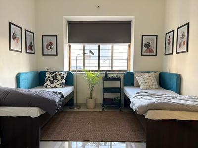Bedroom Image of 1700 Sq.ft 3 BHK Apartment / Flat for rent in Deep Deep Akash Elite, Sadguru Nagar Nashik for Rs. 30000