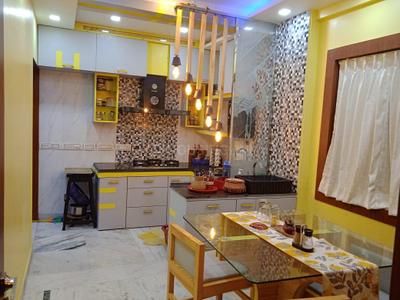 Kitchen Image of 1320 Sq.ft 3 BHK Apartment / Flat for sale in Nayabad Kolkata for Rs. 6500000