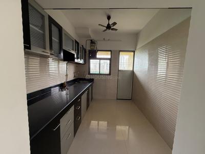 Kitchen Image of 850 Sq.ft 2 BHK Apartment / Flat for rent in Cosmos Jewels, Thane West Thane for Rs. 32000