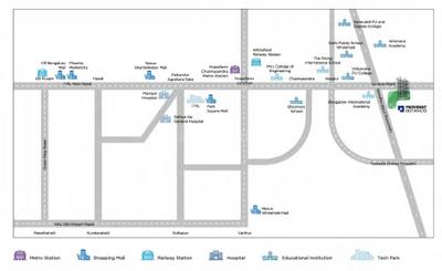 Image of 741 Sq.ft 2 BHK Apartment / Flat for sale in Provident Botanico, Thirumalashettyhally, Bengaluru for Rs. 12000000
