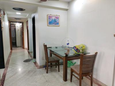 Dining Area Image of 1600 Sq.ft 3 BHK Apartment / Flat for rent in Airoli Navi Mumbai for Rs. 67000