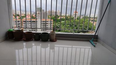 Balcony Image of 950 Sq.ft 2 BHK Apartment / Flat for rent in Neco Beaumont, Mohammed Wadi Pune for Rs. 25000