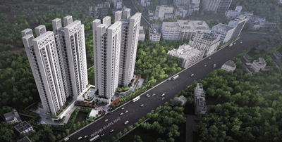 Image of 1185 Sq.ft 3 BHK Apartment / Flat for sale in Rishi Pranaya , Rajarhat, Kolkata for Rs. 10600000