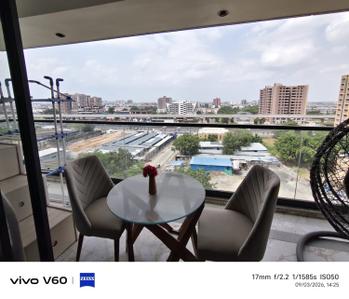 Balcony Image of 2000 Sq.ft 3 BHK Apartment / Flat for rent in The Gate, Raysan Gandhinagar for Rs. 50000