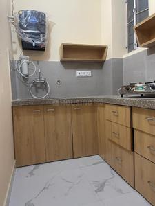 Kitchen Image of 550 Sq.ft 1 BHK Apartment / Flat for rent in Malviya Nagar Jaipur for Rs. 22000