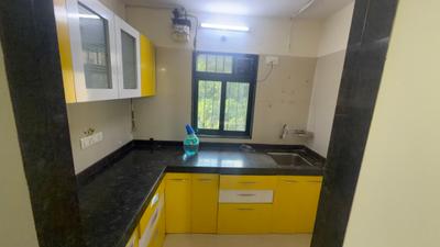 Kitchen Image of 550 Sq.ft 1 BHK Apartment / Flat for rent in Dosti Desire Dosti Joy, Thane West Thane for Rs. 22000