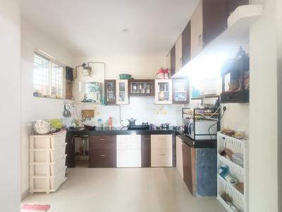 Kitchen Image of 968 Sq.ft 2 BHK Apartment / Flat for rent in Solitaire Residency, Rahatani Pune for Rs. 30000