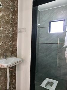 Common Bathroom One Image of 900 Sq.ft 2 BHK Apartment / Flat for rent in Nerhe Pune for Rs. 16000