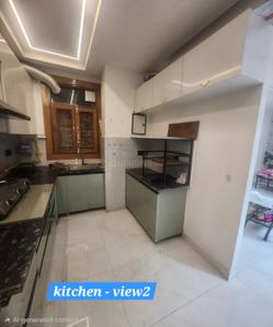 Kitchen Image of 1400 Sq.ft 3 BHK Builder Floor for sale in Vasundhara Ghaziabad for Rs. 12500000