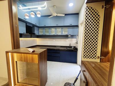 Kitchen Image of 1458 Sq.ft 3 BHK Apartment / Flat for rent in Rajvaibhav Meher Shelter, Dharampeth Nagpur for Rs. 35000