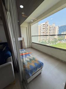 Balcony Image of 1057 Sq.ft 2 BHK Apartment / Flat for rent in Pharande L Axis, Spine Road Pune for Rs. 24000