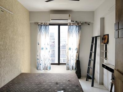 Bedroom Image of 1106 Sq.ft 2 BHK Apartment / Flat for rent in Orchid Blues, Shela Ahmedabad for Rs. 20000