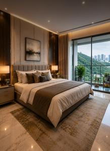 Bedroom Image of 680 Sq.ft 1 BHK Apartment / Flat for sale in Neelkanth Laxmi, Panvel Navi Mumbai for Rs. 7145600