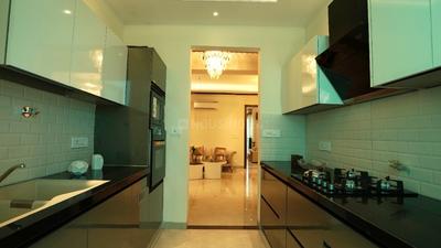 Kitchen Image of 1795 Sq.ft 3 BHK Apartment / Flat for sale in Motia Harmony Greens, Sanauli Zirakpur for Rs. 10800000