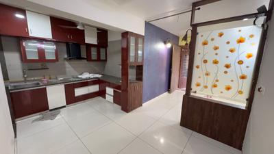 Kitchen Image of 1610 Sq.ft 3 BHK Apartment / Flat for rent in Shaligram Prime, South Bopal Ahmedabad for Rs. 33000