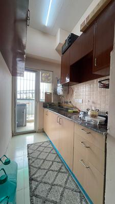 Kitchen Image of 585 Sq.ft 1 BHK Apartment / Flat for rent in Amrapali Dream Valley 2, Noida Extension Greater Noida for Rs. 23000