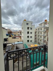 Balcony Image of 350 Sq.ft 1 RK Apartment / Flat for rent in Kartik Nagar Bengaluru for Rs. 17000