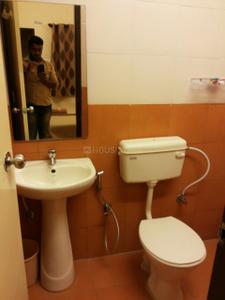 Bathroom Image of 350 Sq.ft 1 RK Studio for rent in Indira Nagar Bengaluru for Rs. 18000