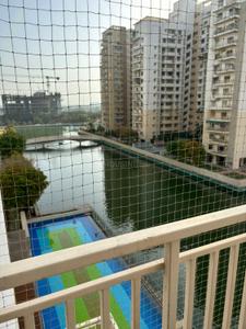 Balcony Image of 2500 Sq.ft 3.5 BHK Apartment / Flat for rent in Adani Water Lily, Shantigram Ahmedabad for Rs. 80000
