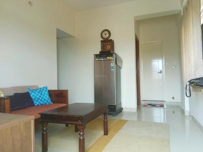 Living Room Image of 450 Sq.ft 1 BHK Apartment / Flat for rent in Whitefield Bengaluru for Rs. 32000