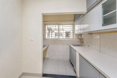 Kitchen Image of 1565 Sq.ft 3 BHK Apartment / Flat for rent in BSCPL Bollineni Silas, K R Puram Bengaluru for Rs. 55000
