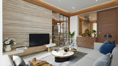 Hall Image of 1300 Sq.ft 2 BHK Apartment / Flat for sale in Happy Uptown, Bopal Ahmedabad for Rs. 6400000