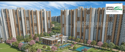 Image of 1360 Sq.ft 3 BHK Apartment / Flat for sale in Amrapali Dream Valley, Noida Extension, Greater Noida for Rs. 9500000