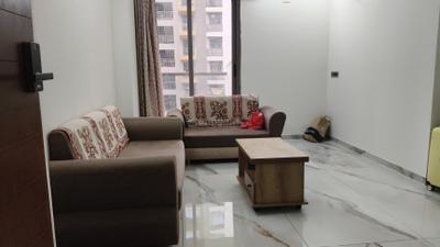 Living Room Image of 1575 Sq.ft 2 BHK Apartment / Flat for rent in Swagat Kingsland, Sargasan Gandhinagar for Rs. 28000