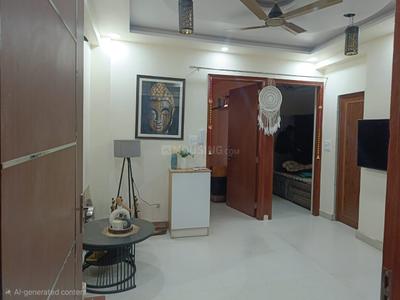 Living Room Image of 580 Sq.ft 2 BHK Builder Floor for rent in Mahavir Enclave New Delhi for Rs. 22000