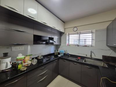 Kitchen Image of 1500 Sq.ft 3 BHK Apartment / Flat for rent in Brookefield Bengaluru for Rs. 58000