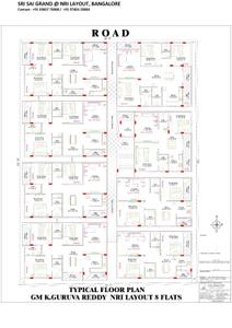 Image of 1472 Sq.ft 3 BHK Apartment / Flat for sale in NRI Layout, NRI Layout, Bengaluru for Rs. 9800000