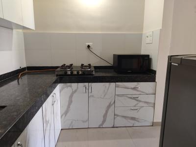 Kitchen Image of 650 Sq.ft 1 BHK Apartment / Flat for rent in Mantra Essence, Undri Pune for Rs. 18500